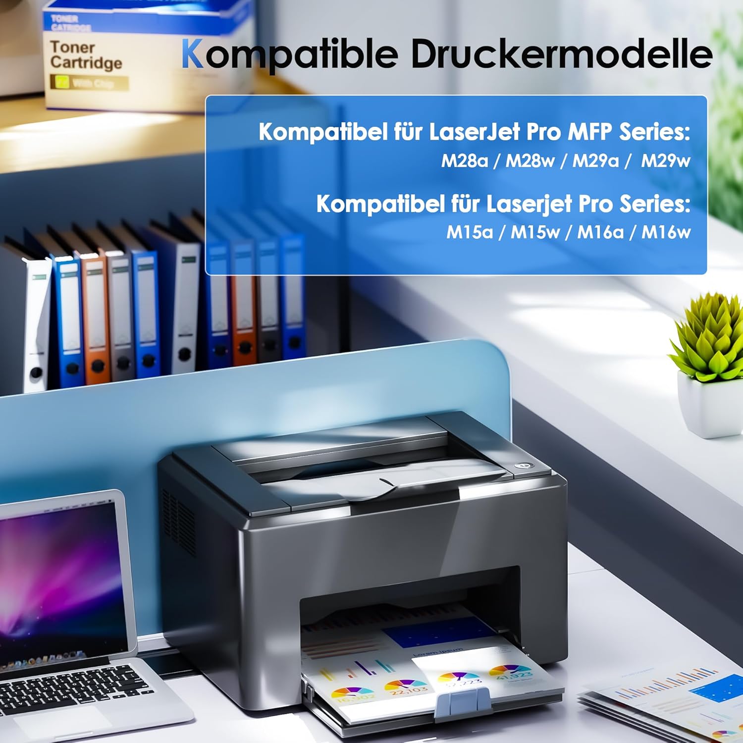 Detalle 2 de NOGIVY 44A CF244A Schwarz Toner 2er