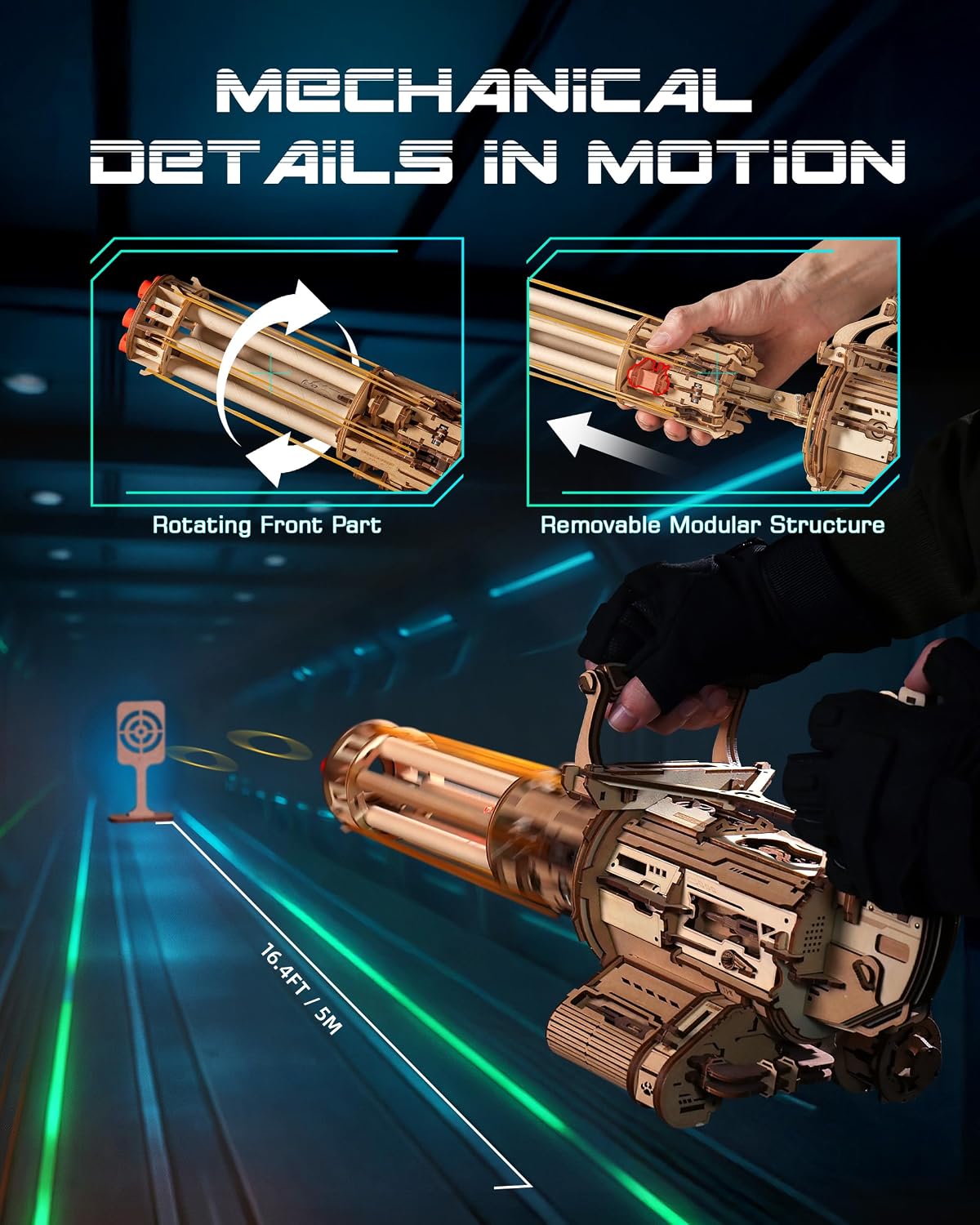 Thumbnail 2 de ROBOTIME LQA01 3D Wooden Puzzle