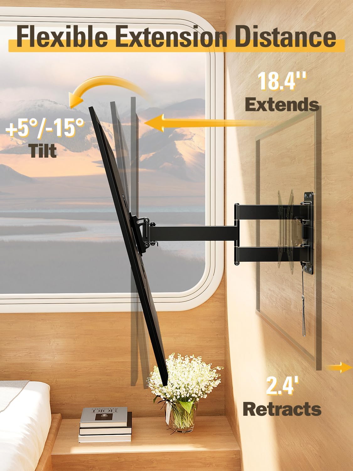 Detalle 2 de Mounting Dream MD2210 RV TV mount 44 lbs