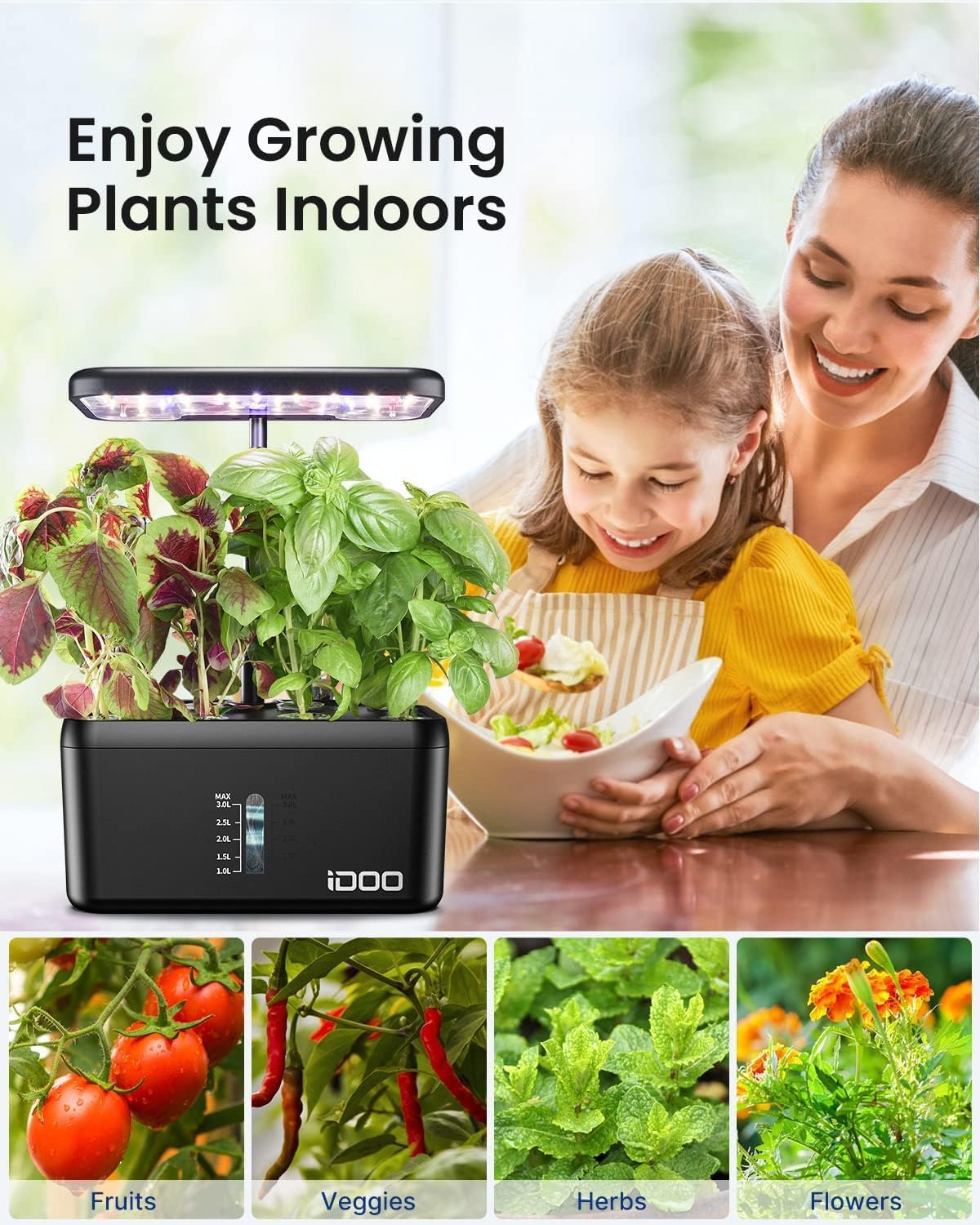 Thumbnail 5 de iDOO Hydroponics 8‑Pod Smart Garden 15