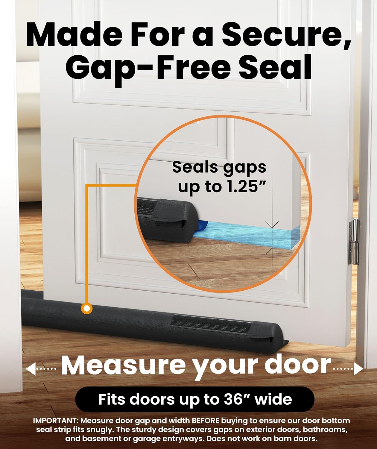 Thumbnail 3 de Everlasting Comfort Door Draft Stopper for 30–36-Inch Doors