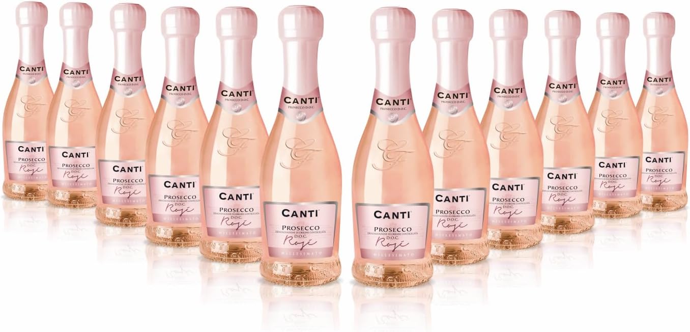 Detalle de Canti Prosecco Rosè Millesimato 12x200 ml