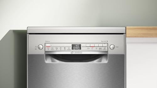 Detalle de Bosch SPS2HKI55E Série 2 – Lave-vaisselle encastrable, pose-libre, Séchage Extra et connectivité Home Connect