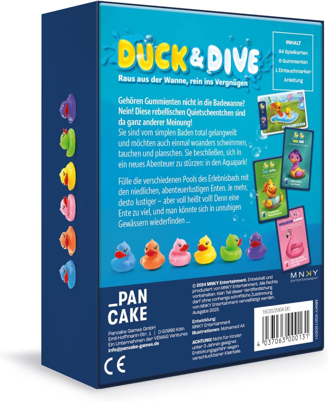 Detalle 2 de Duck & Dive – Raus aus der Wanne, rein ins Vergnügen (2–6 Spieler, ab 6 Jahren)