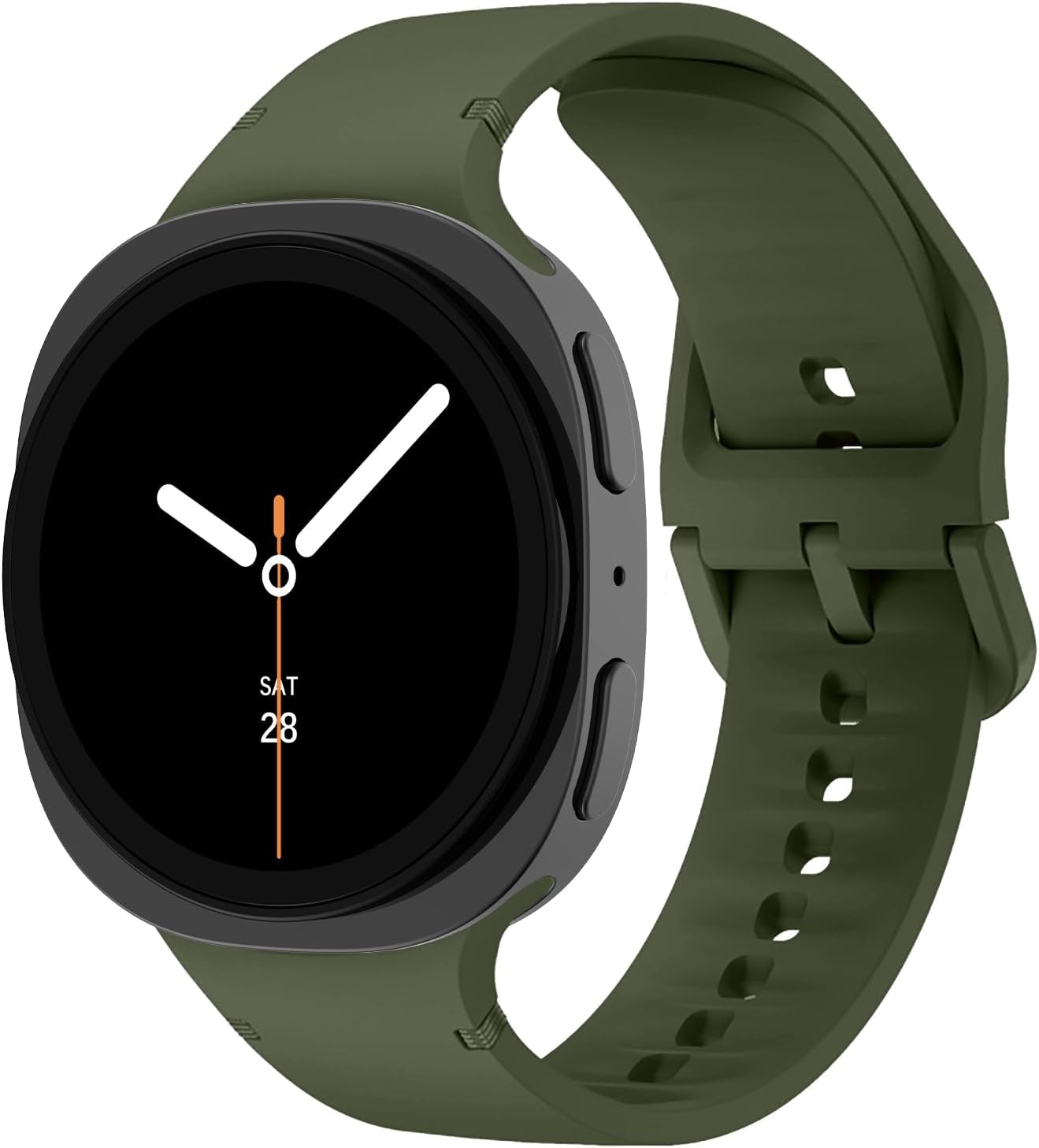 Detalle de DMVEIMAL Sport Straps for Samsung Galaxy Watch 8: No Gap Silicone Band for 40/44mm and 46mm Classic