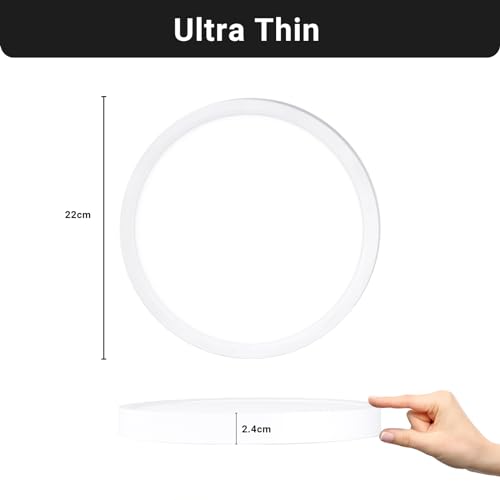 Thumbnail 5 de LQWELL Lámpara de Techo LED 18W IP44 4000K 1980LM – Redonda y Delgada para Baño y Sala