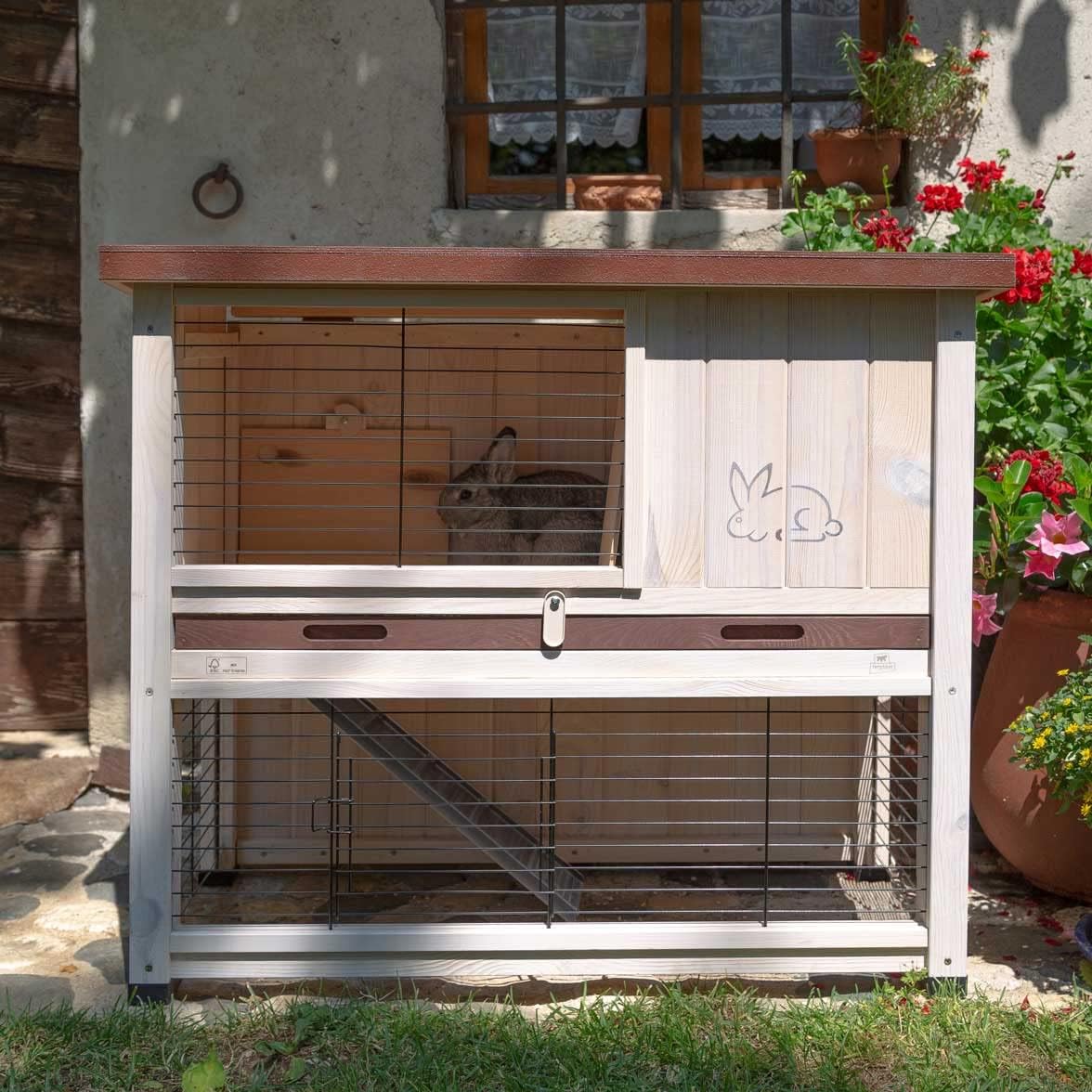 Detalle de Ferplast Clapier Ranch 100 Basic en bois FSC 🐰