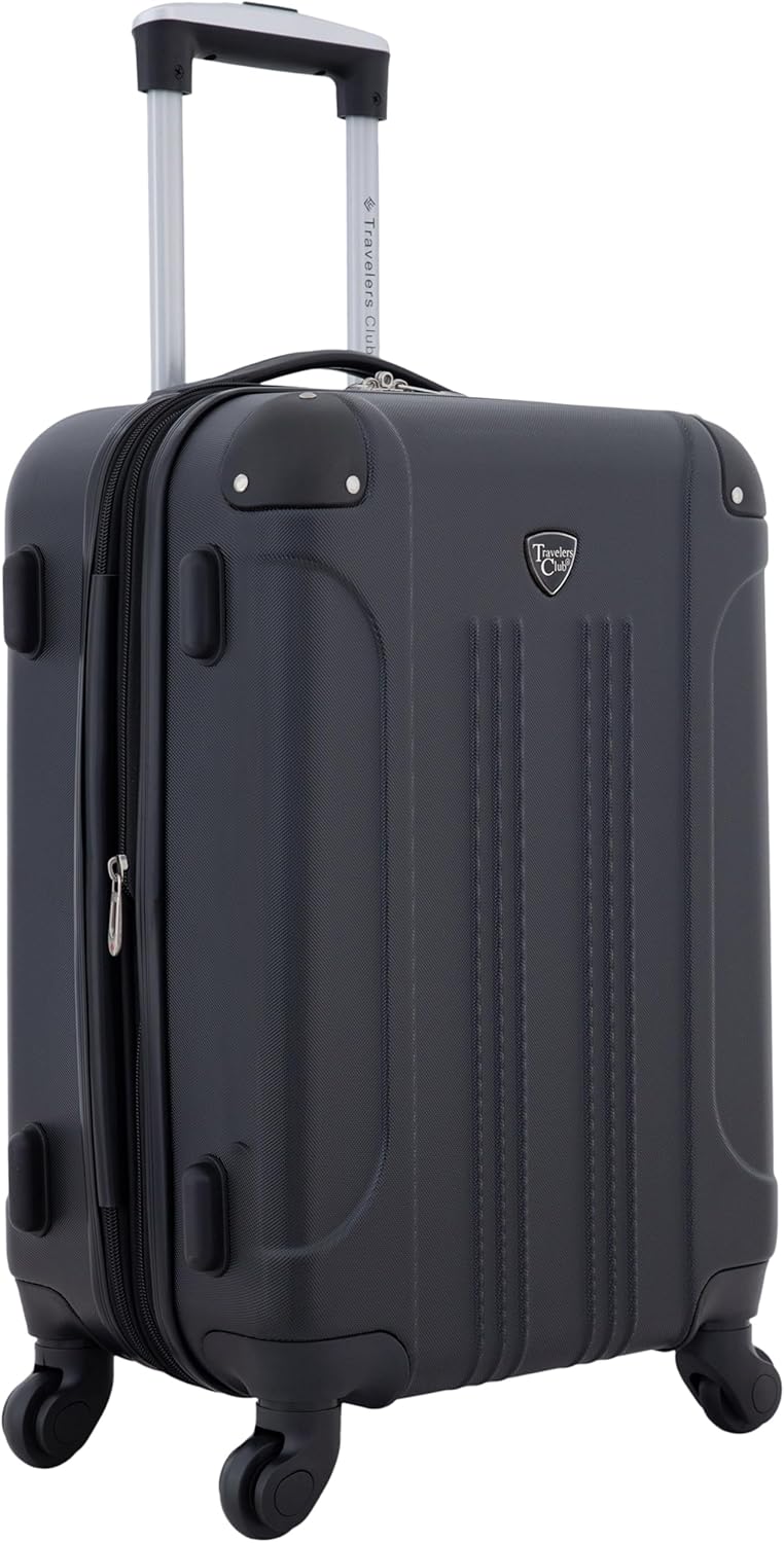 Detalle de Sky Bagages de Cabine Travelers Club – Noir 50 cm : extension et protection pour vos voyages