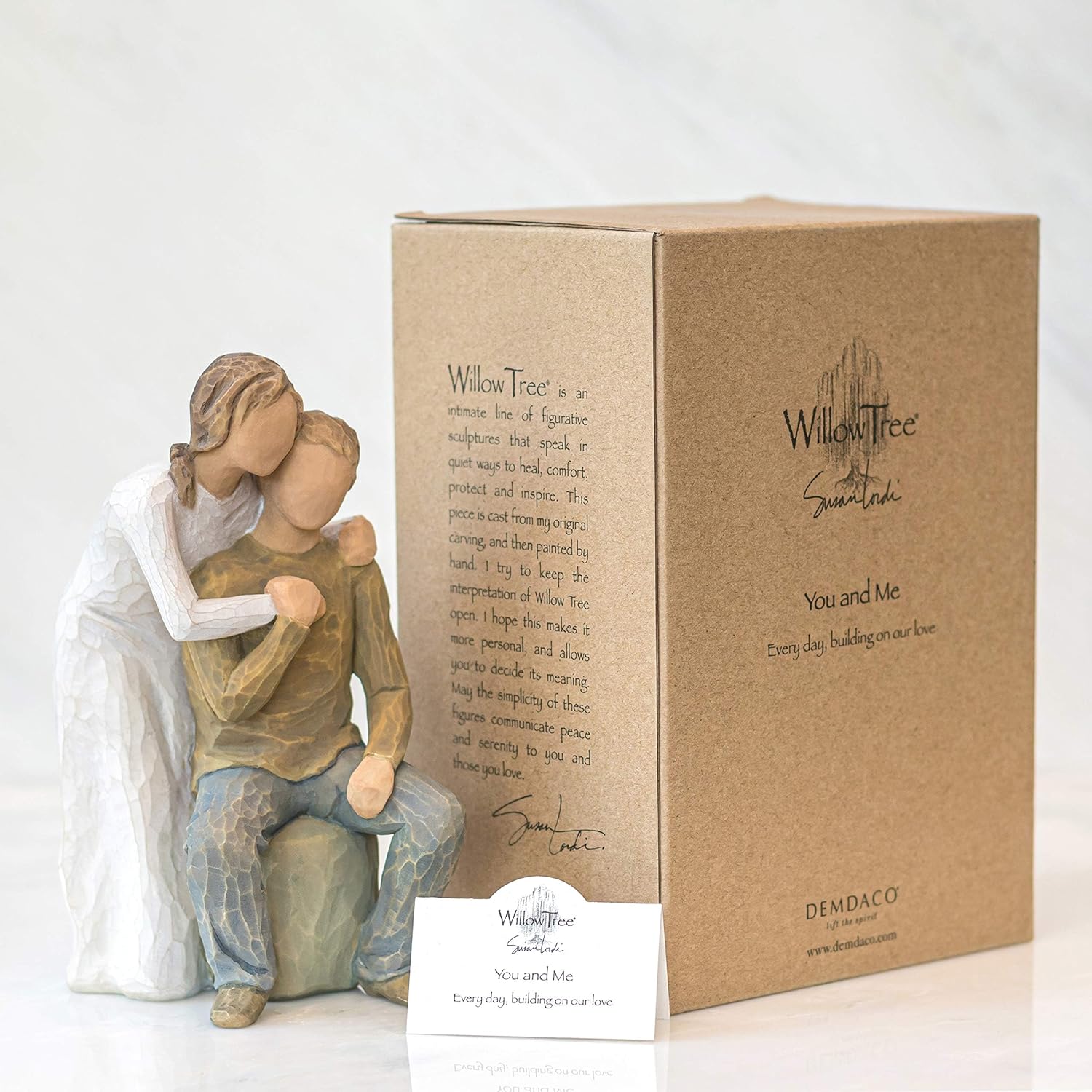Thumbnail 5 de Me Me & You You – Figurine résine peinte à la main, 7 pouces