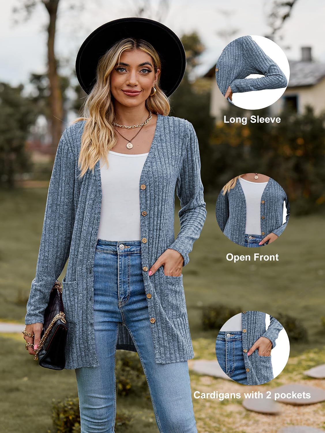 Detalle de Famulily Long Sleeve Cardigan S-XXL