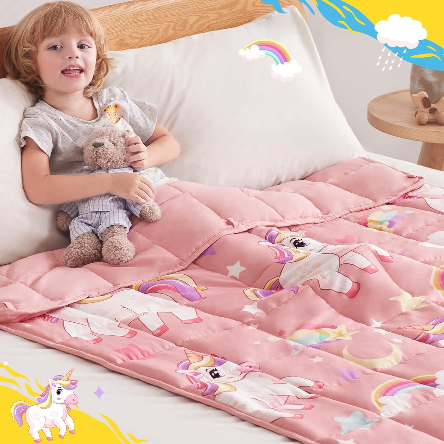 Detalle de Anfie Weighted Blanket 36 x 48 Inches