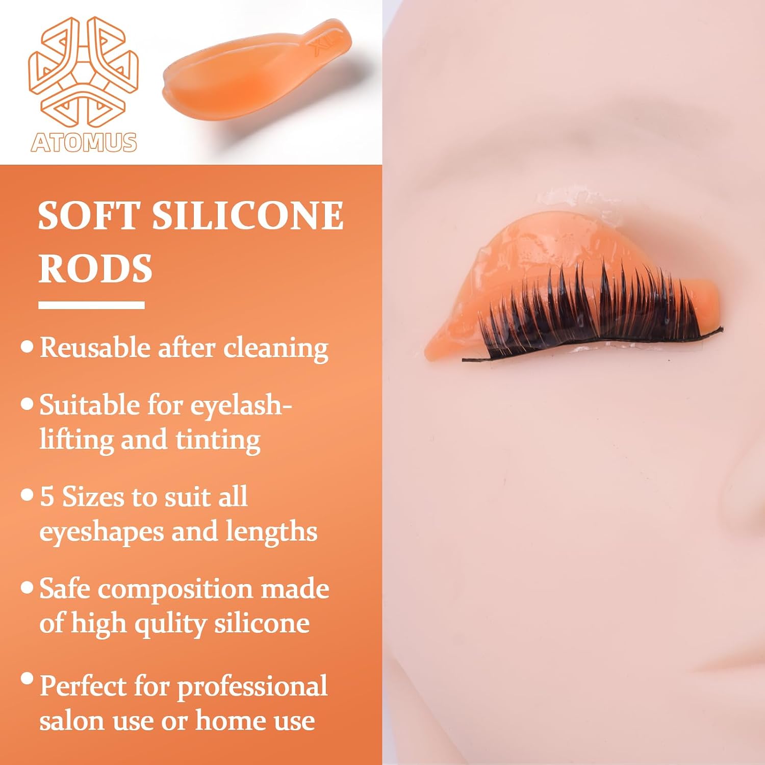Thumbnail 3 de ATOMUS silicone lash perm pads 30pcs