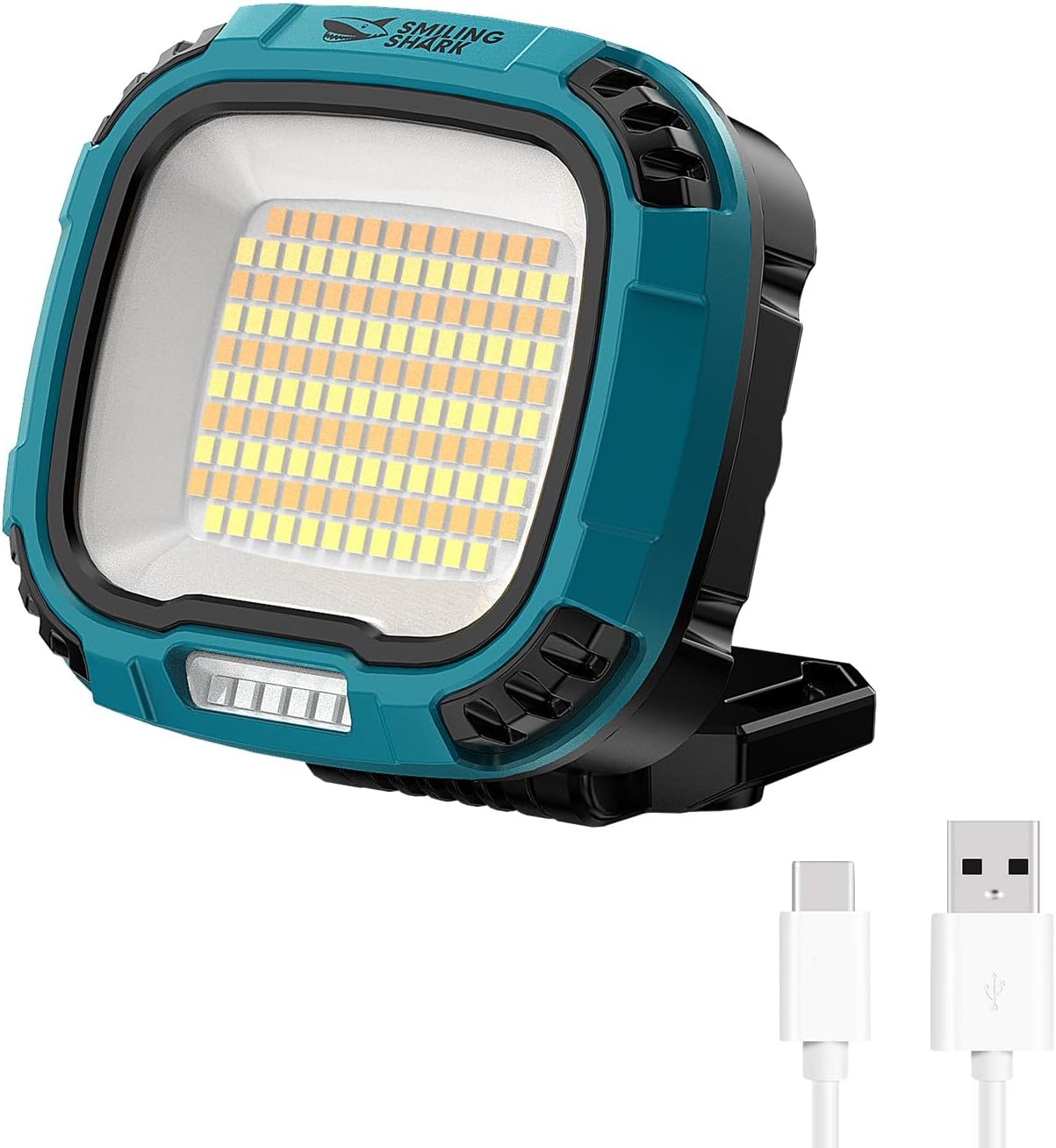 Thumbnail 6 de Smiling Shark Lampe Travail 4000lm : LED COB, Rechargeable 7500mAh, Étanche, Magnétique et 18 Modes pour Atelier et Extérieur