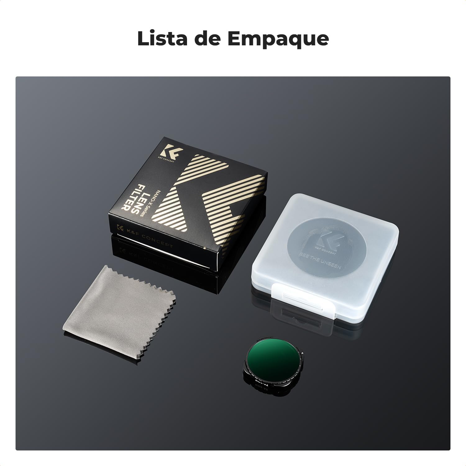 Thumbnail 6 de K&F Concept Variable ND2-32 filtro ND para GoPro 28 capas