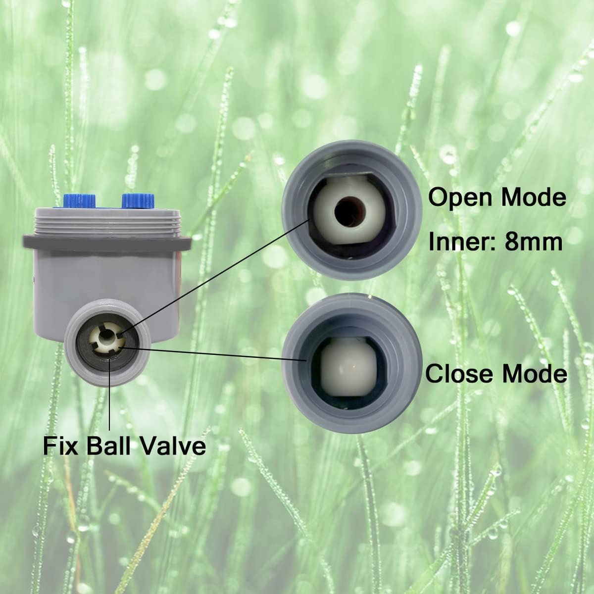 Detalle de Aqualin Water Timer: Automatic Garden Irrigation Timer for 3/4" Hose