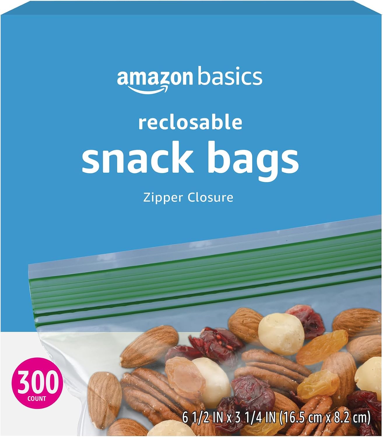 Detalle 2 de Amazon Basics Snack Storage Bags 300 count
