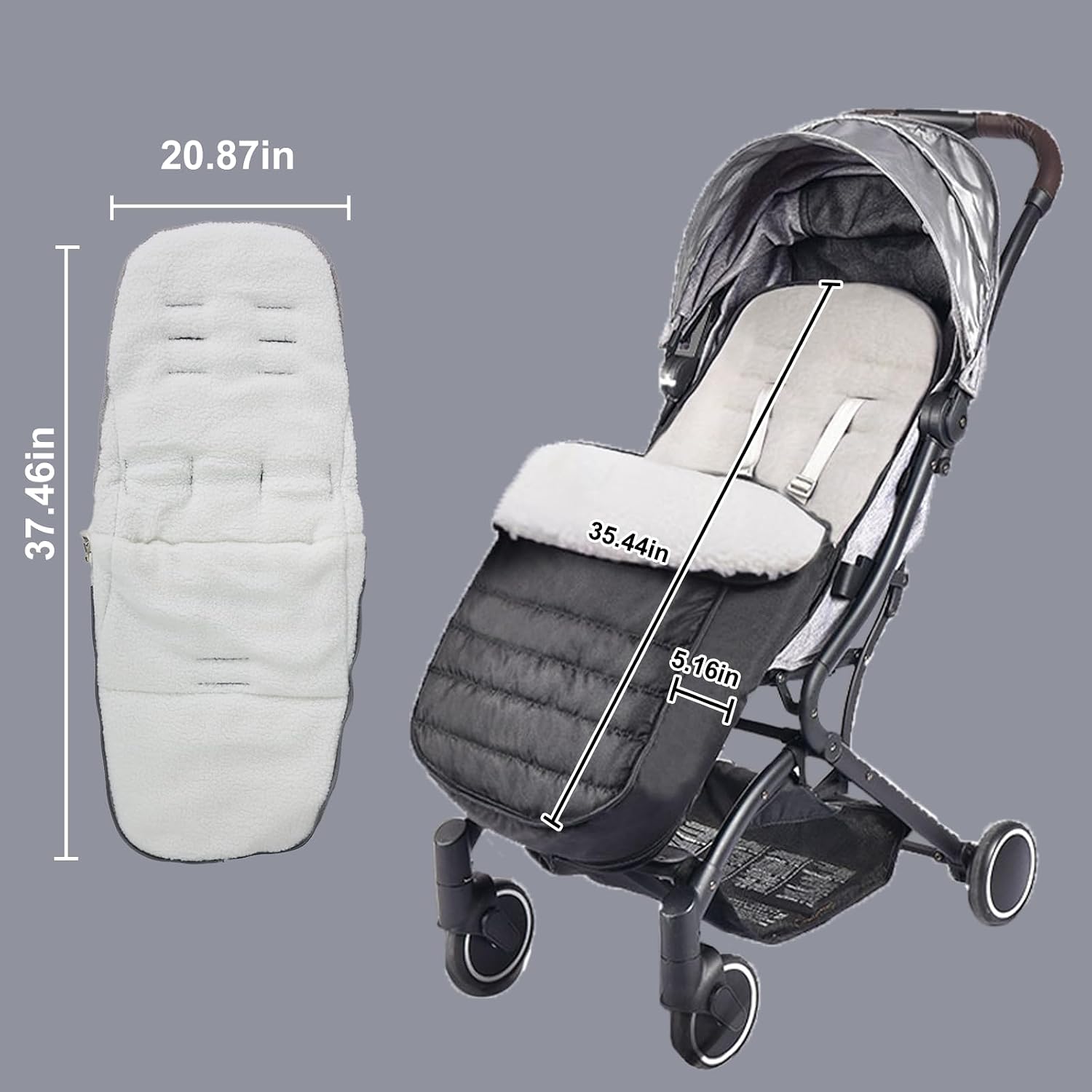 Detalle 2 de Cosytoes Footmuff Universal Pushchair Liner (Large)