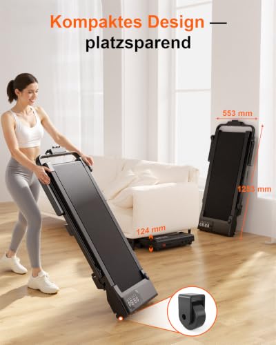 Thumbnail 9 de Superun Walking Pad mit Steigung, KI-Trainer und App, 1–12 km/h