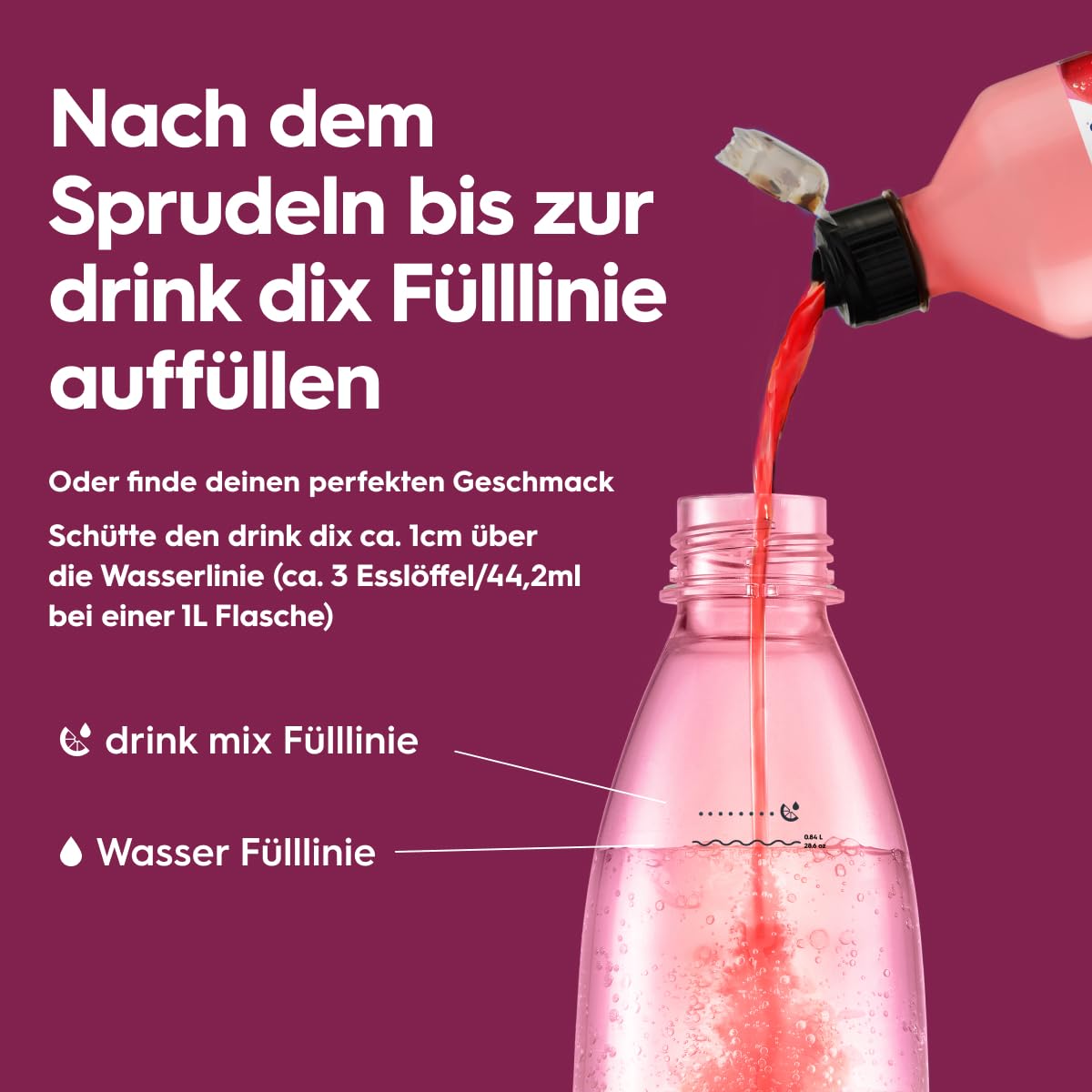 Thumbnail 6 de Sodastream drink mix Himbeere ohne Zucker – 4er Pack (4 × 440 ml) mit Vitaminen & Mineralstoffen