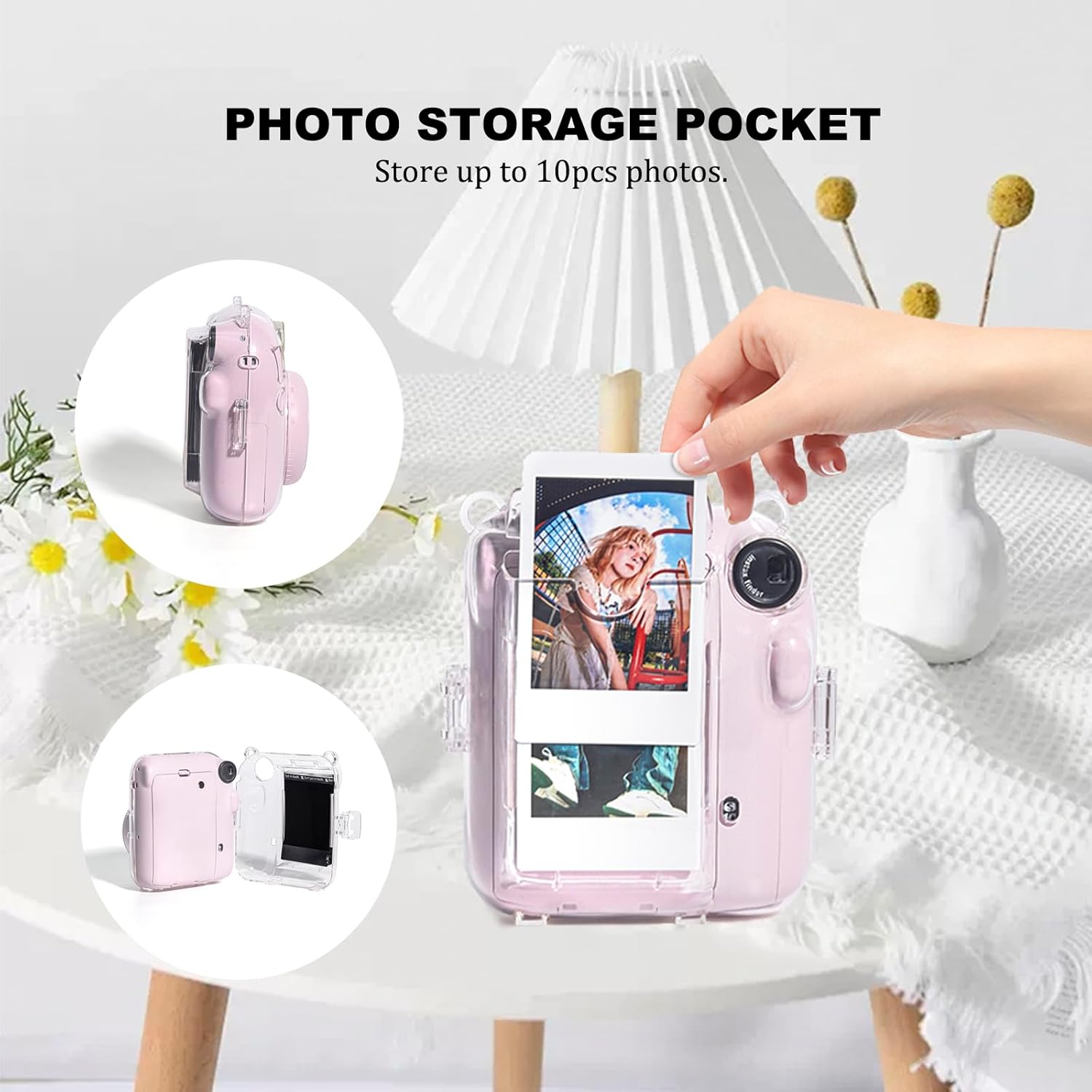 Thumbnail 1 de Clear Case for Fujifilm Instax Mini 12 with Frames