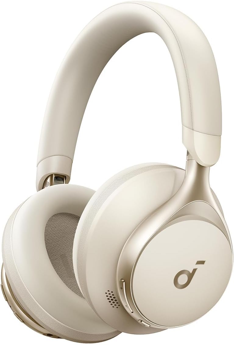 Detalle de soundcore by Anker Space One Adaptive Active Noise Cancelling Headphones (Bluetooth 5.3, LDAC, 40H ANC)