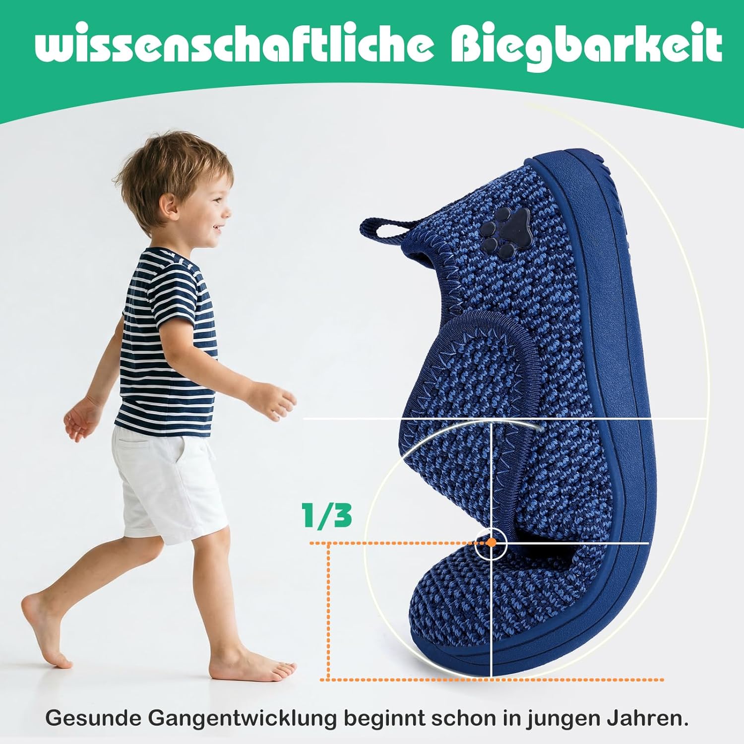 Thumbnail 3 de IceUnicorn Baby Barfußschuhe – Lauflernschuhe mit breiter Zehenbox und Anti-Rutsch-Sohle
