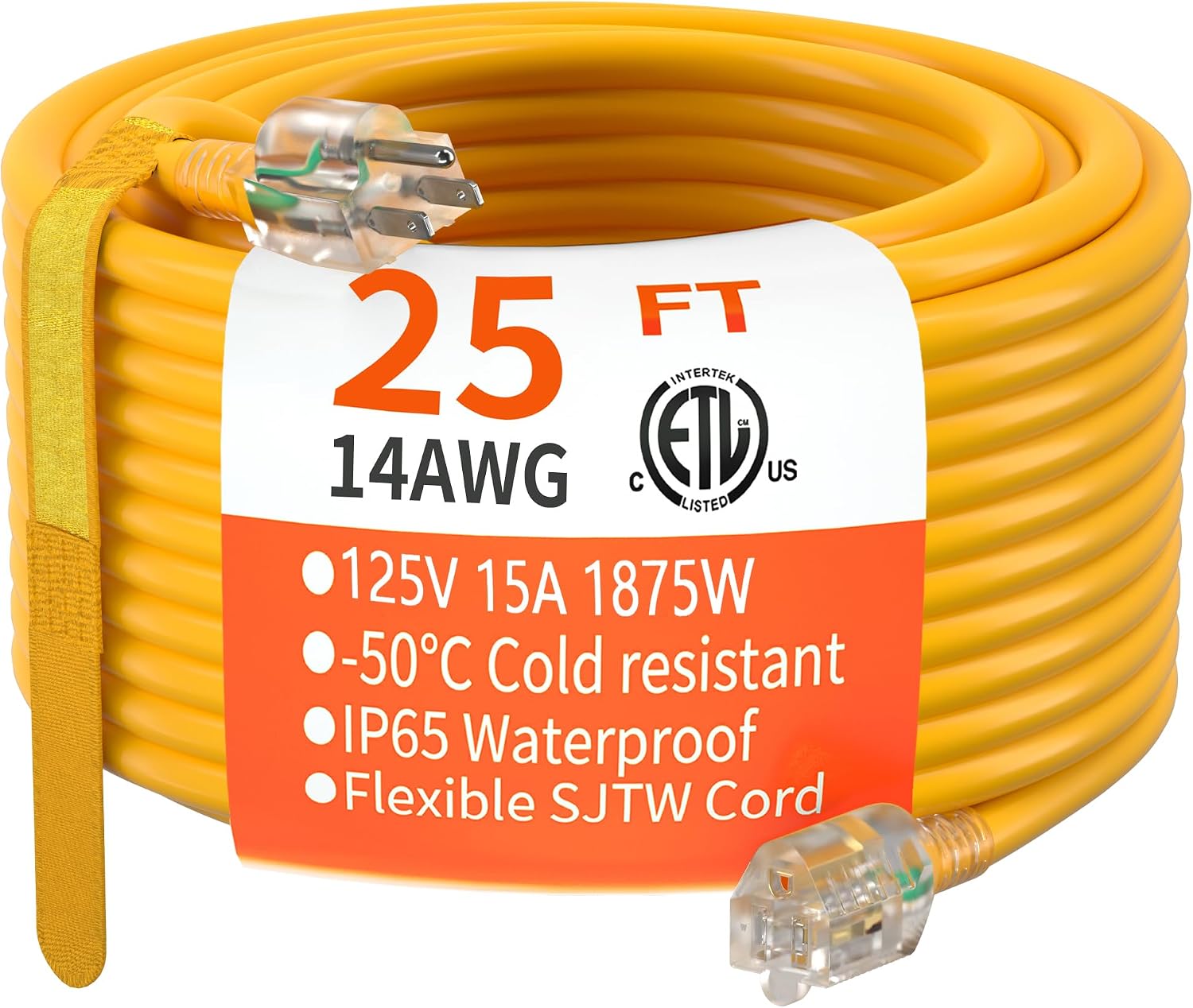 Detalle de HUANCHAIN Outdoor Extension Cord, 25 ft