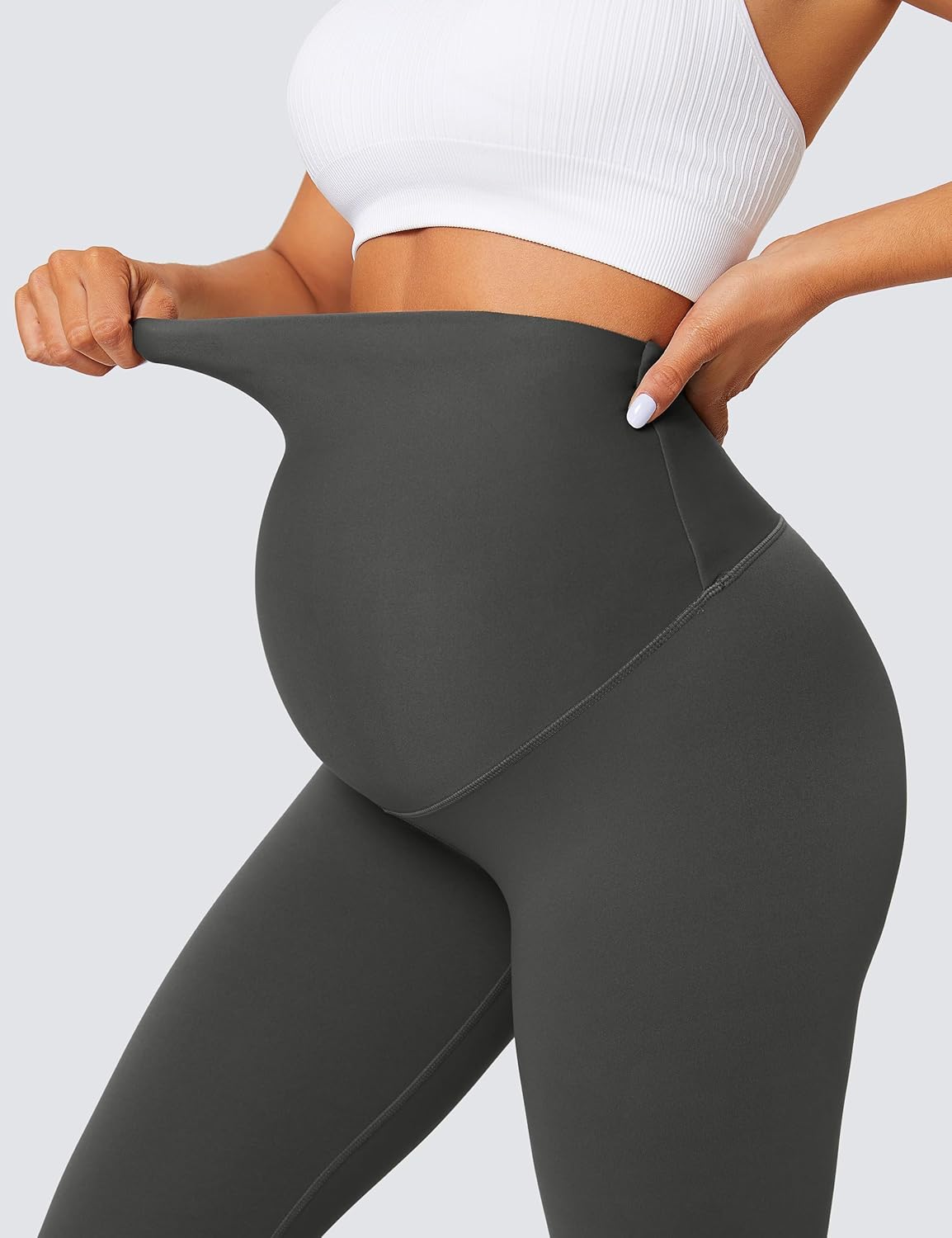 Thumbnail 4 de BAYDI Nudi Damen Umstandsleggings mit Taschen – blickdichte 7/8-Länge High Waist