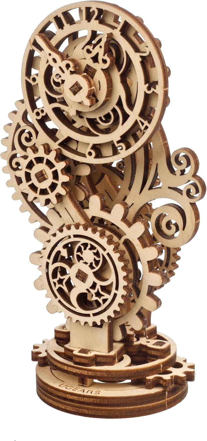 Thumbnail 5 de UGEARS Old Clock Tower : puzzle en bois 3D mécanique à monter