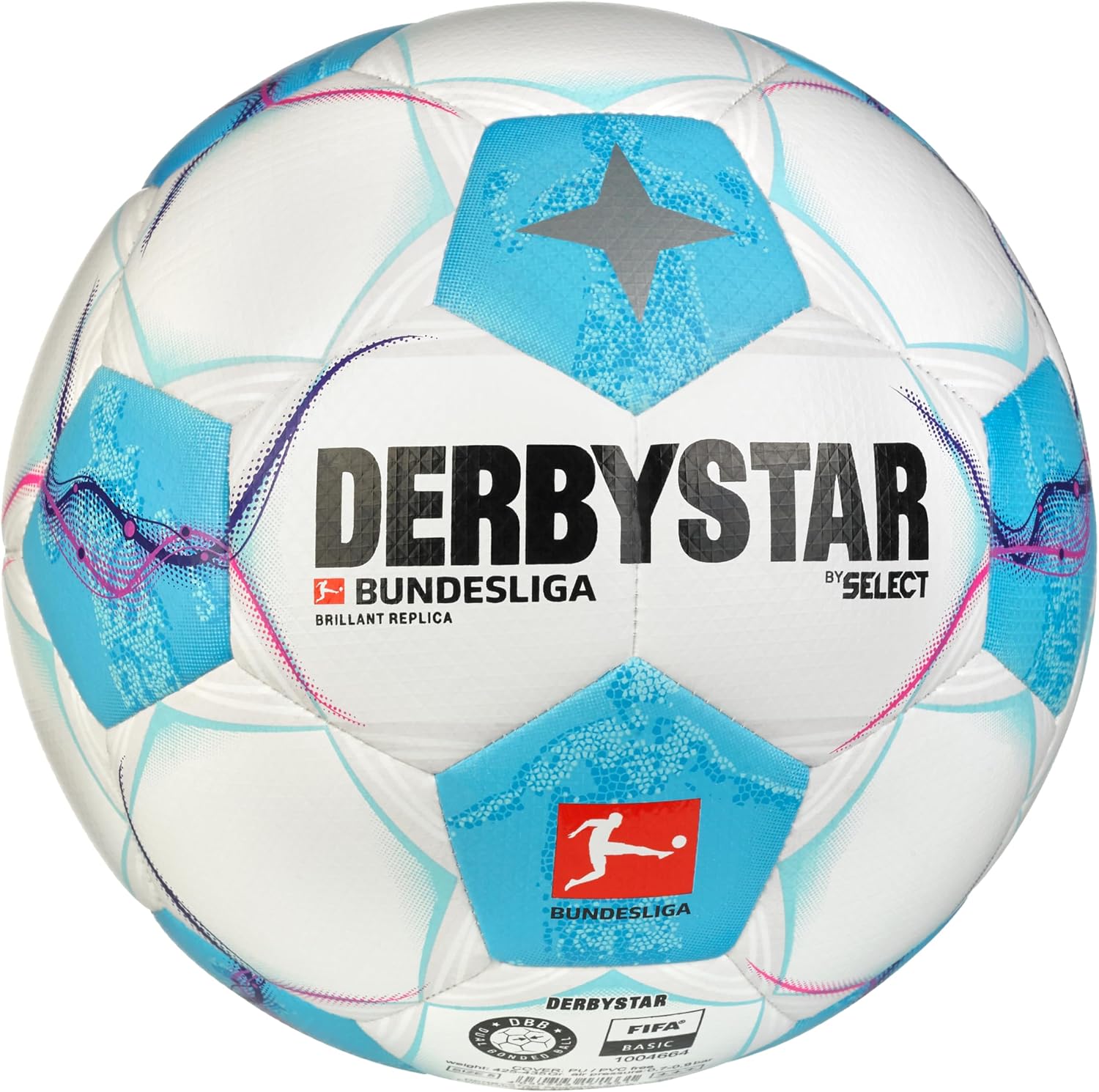 Thumbnail 2 de Derbystar Bundesliga Brillant APS 2023/24 – replika piłki nożnej z PU