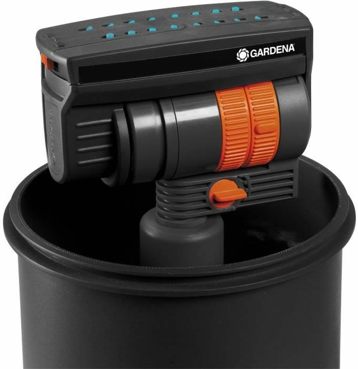 Detalle de Kit d’arrosage OS 140 escamotable de Gardena — solution fiable pour surfaces jusqu’à 140 m²