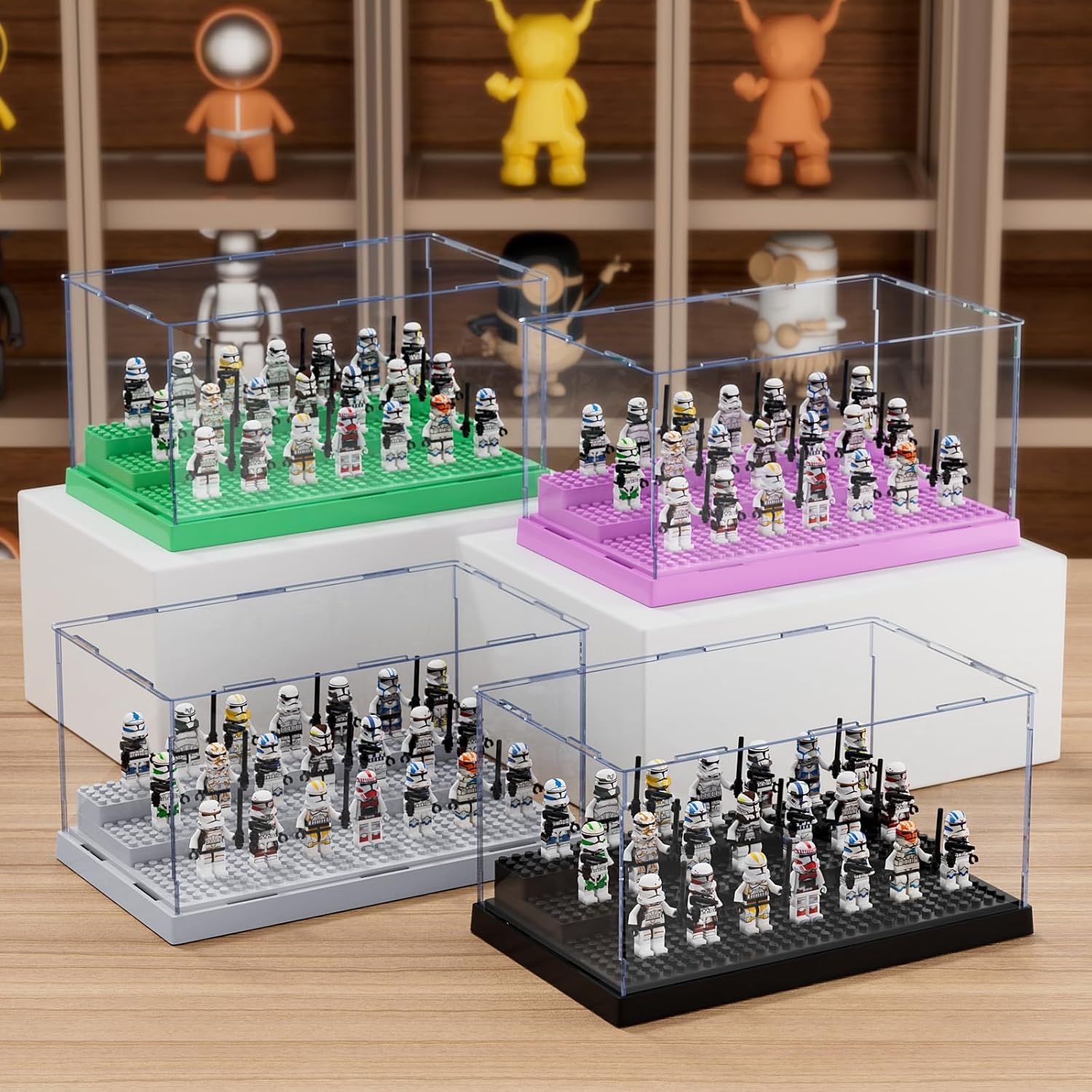 Thumbnail 6 de Mlikero Display Case for Minifigures and Collection Bricks