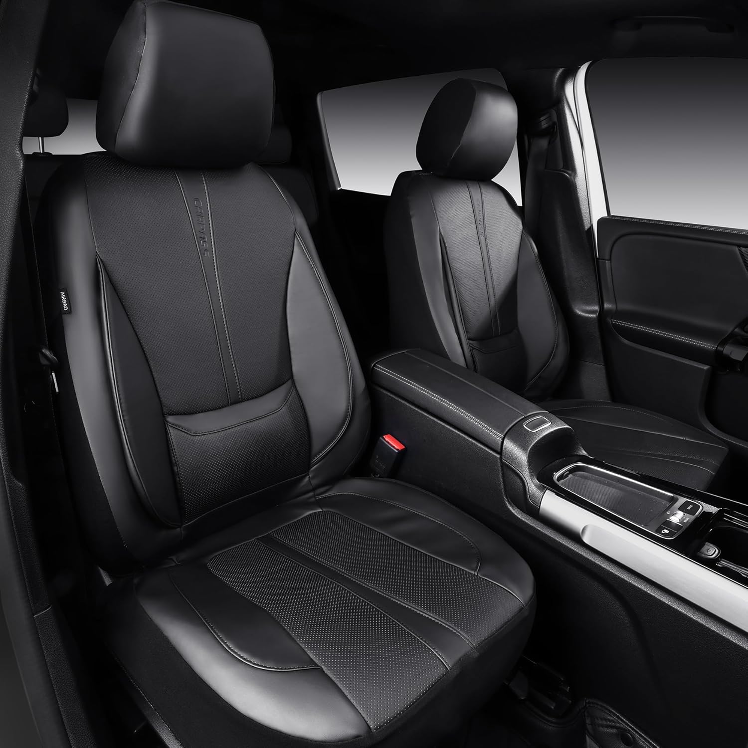 Detalle de CAR PASS Nappa Leather Seat Covers 2 Seats