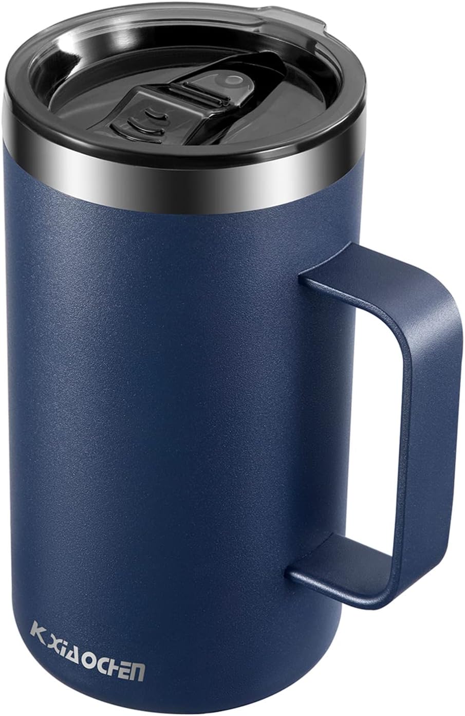 Detalle de KXIAOCHEN 20oz Insulated Coffee Tumbler with Handle