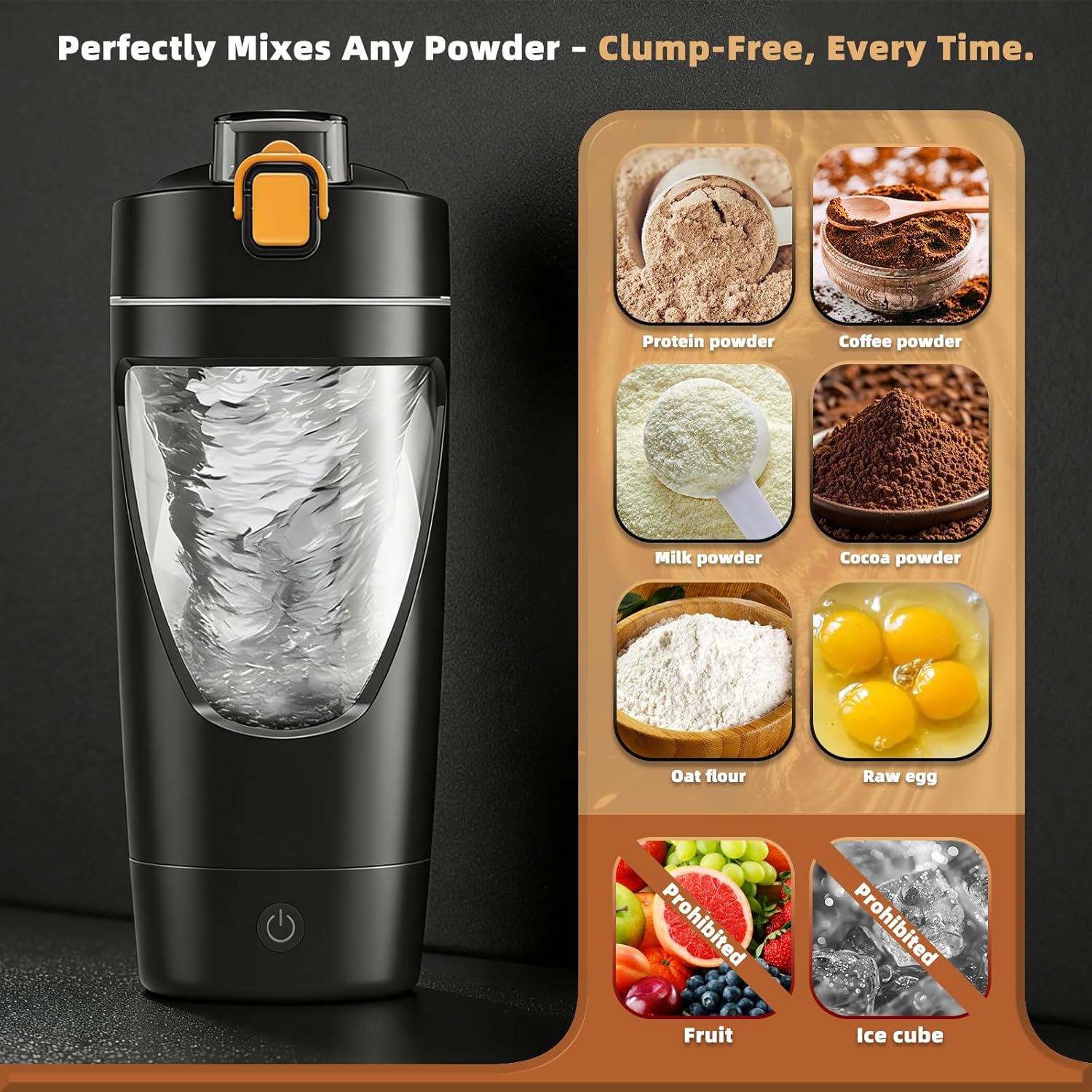 Thumbnail 5 de mountop Protein Shaker Bottle, 400ml