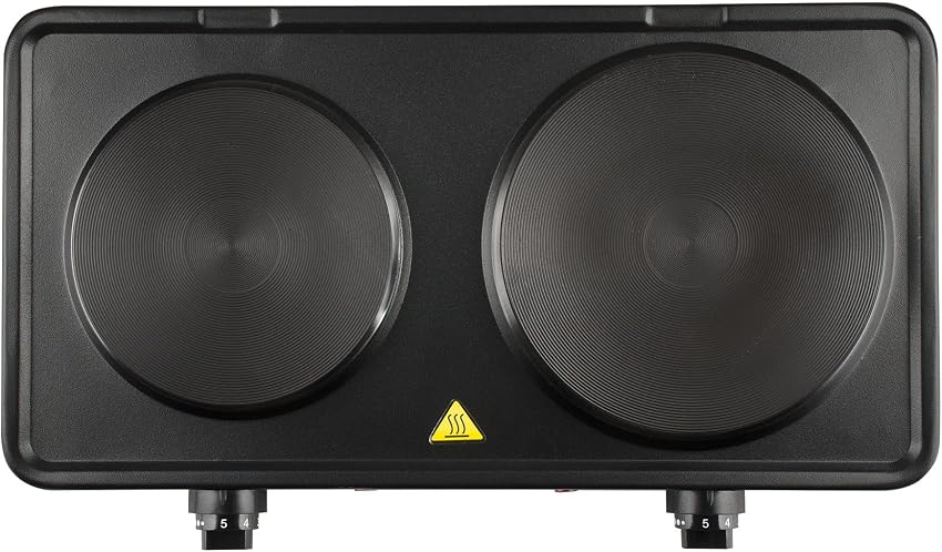 Detalle de Girmi PE36 placa eléctrica 2 placas 1.500 W 👩