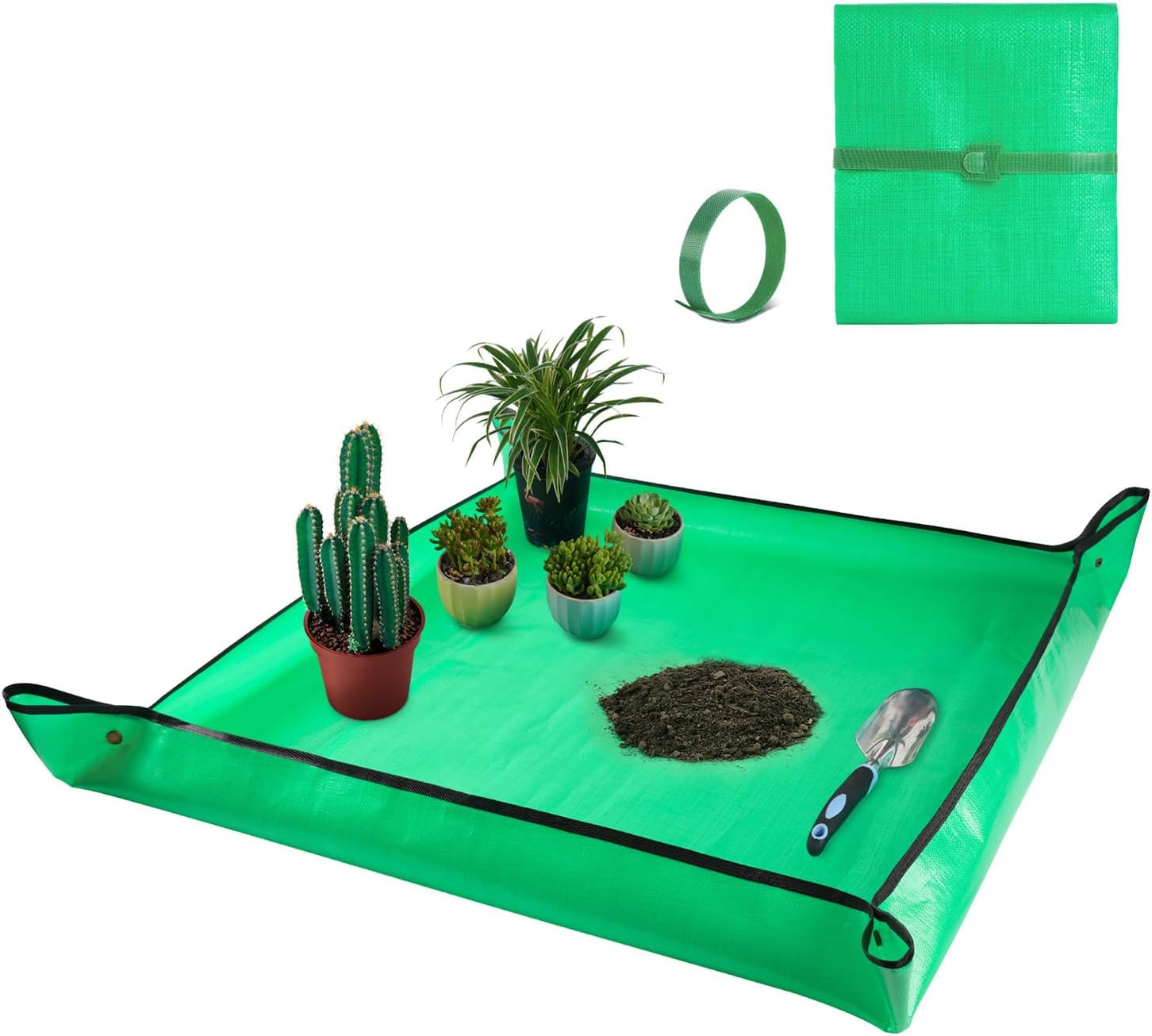 Detalle de HNXTYAOB PE-1100 Extra-Large Waterproof Potting Mat, 39.5-Inch Square