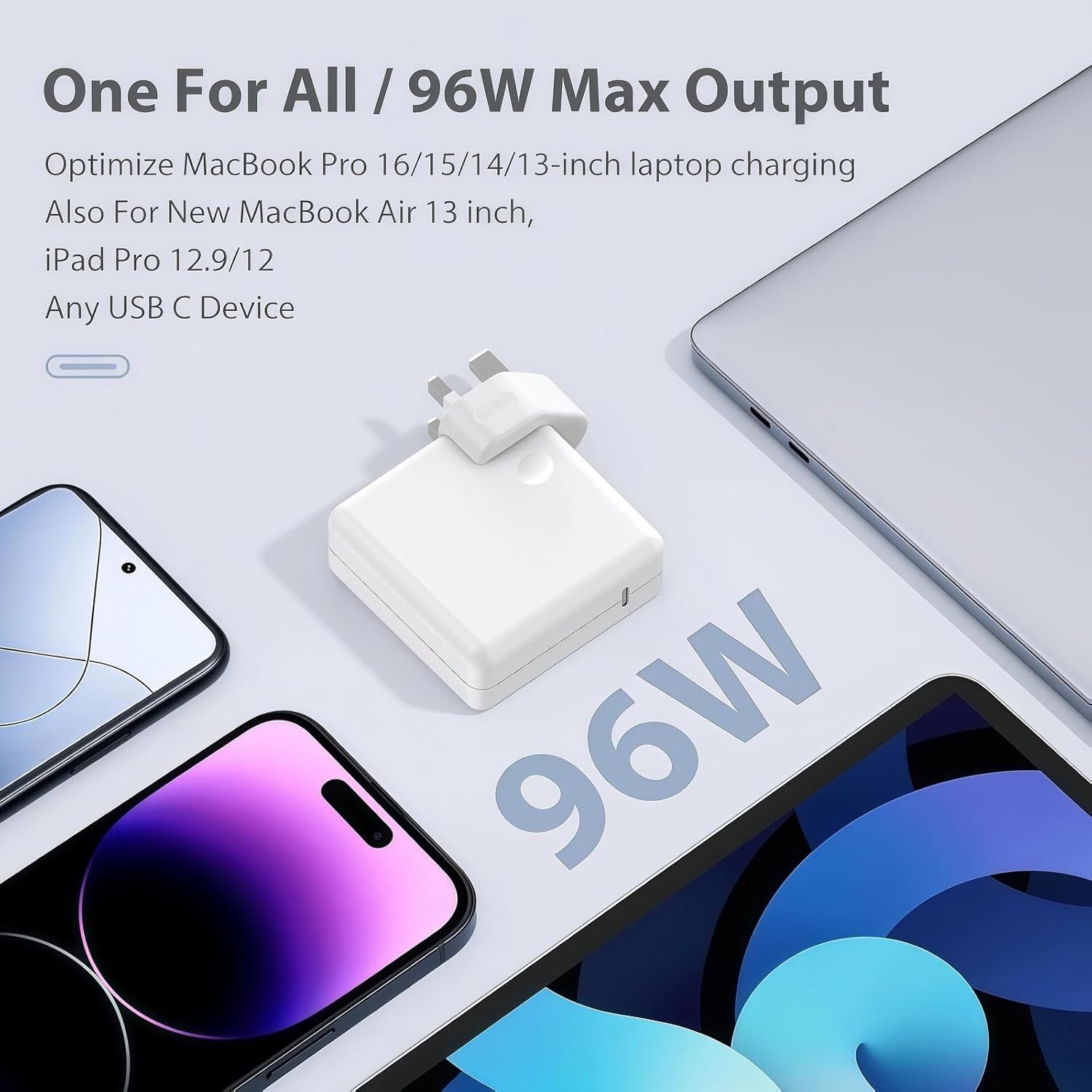 Thumbnail 4 de bokilino 96W USB C Charger 6.6ft cable