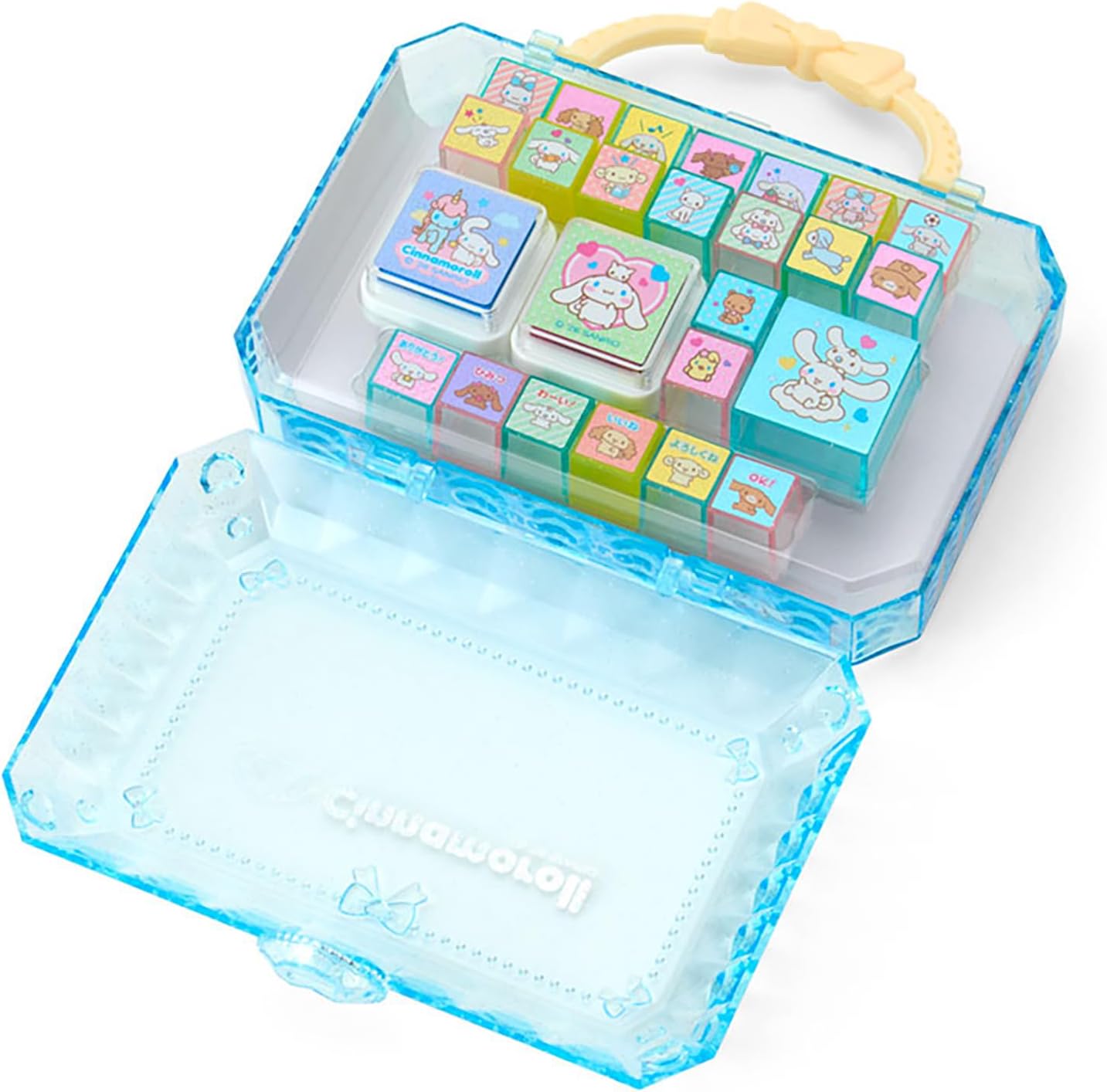 Detalle de サンリオ 947385 スタンプセットL シナモロール 23柄・インクパッド付き