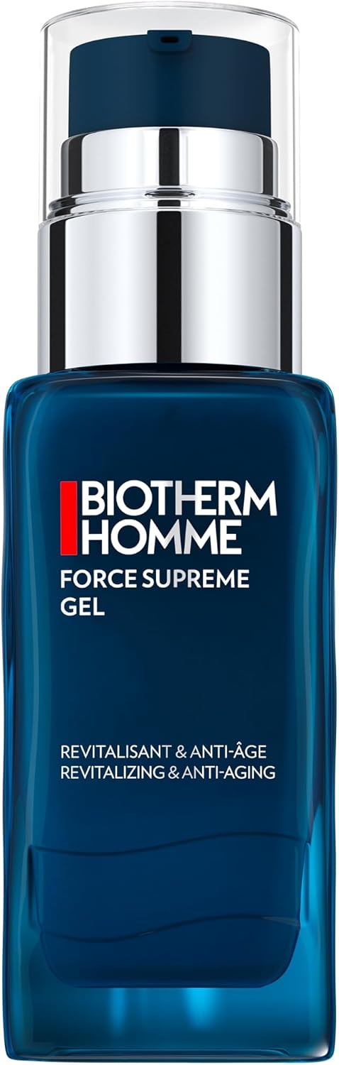 Detalle de BIOTHERM HOMME Force Supreme Gel: gel viso anti-età rinfrescante da 50 ml