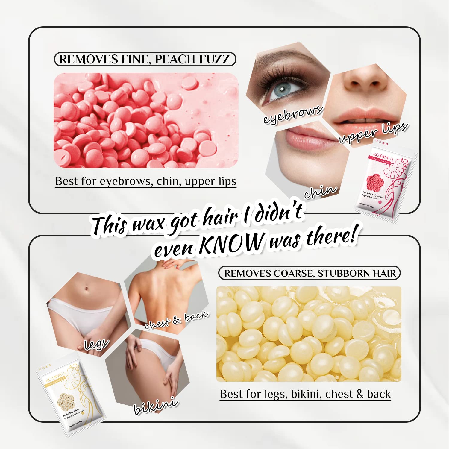 Detalle de KOTAMU KO-DIGITALWAXKIT Pink Digital Hard Wax Warmer Kit