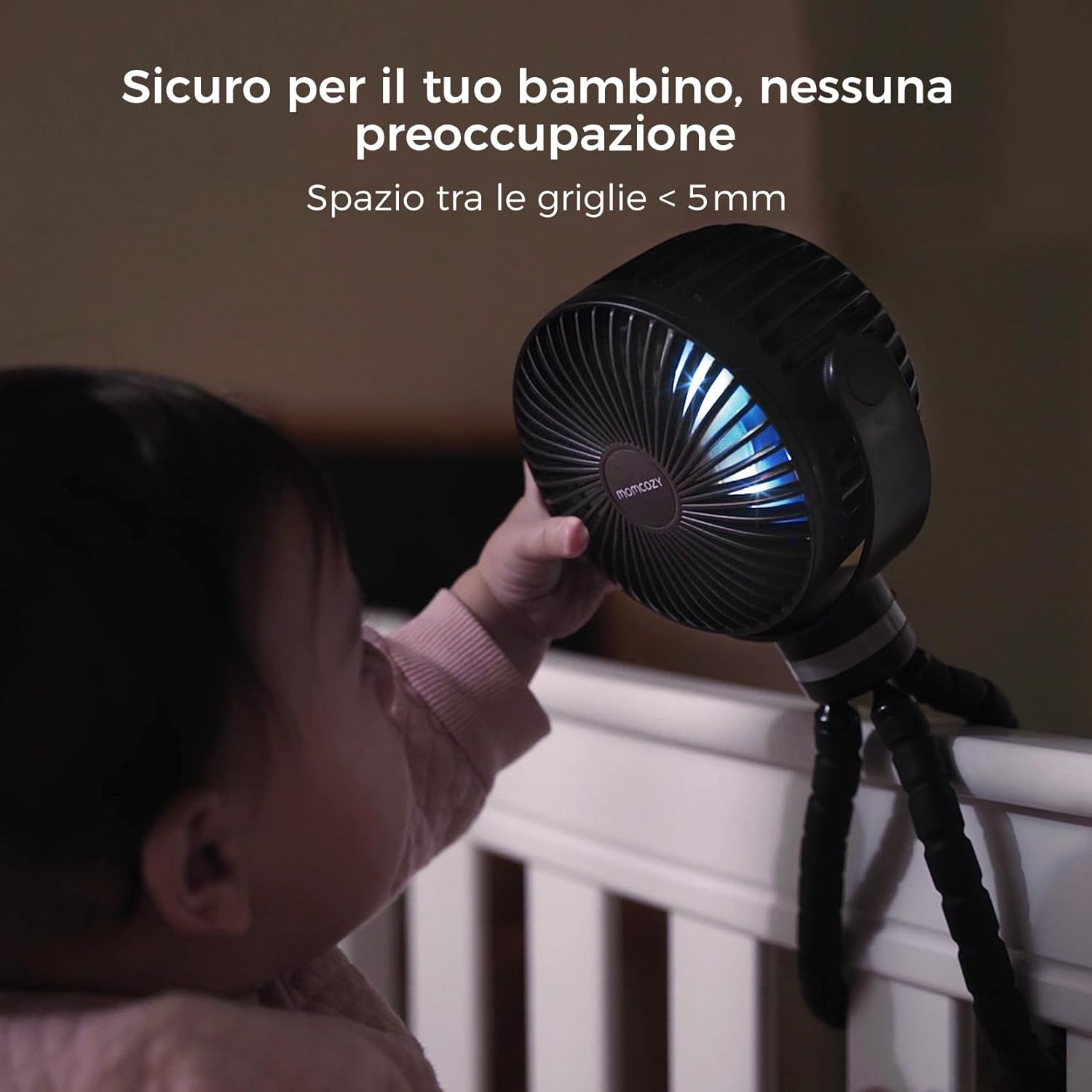 Thumbnail 3 de Momcozy 8000mAh Ventilatore Portatile per Passeggino: aria fresca ovunque