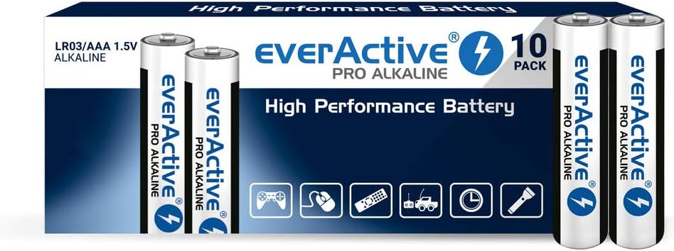 Detalle de everActive baterie alkaliczne AAA LR03/R03, 1,5 V, 200 sztuk