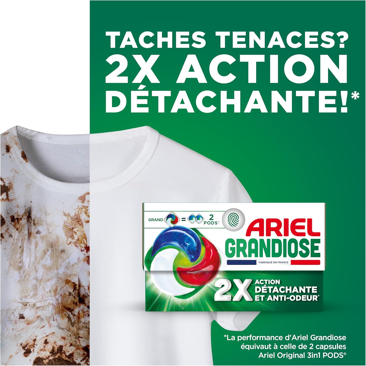 Detalle de Ariel Pods Grandiose Original lessive en capsules — 29 lavages
