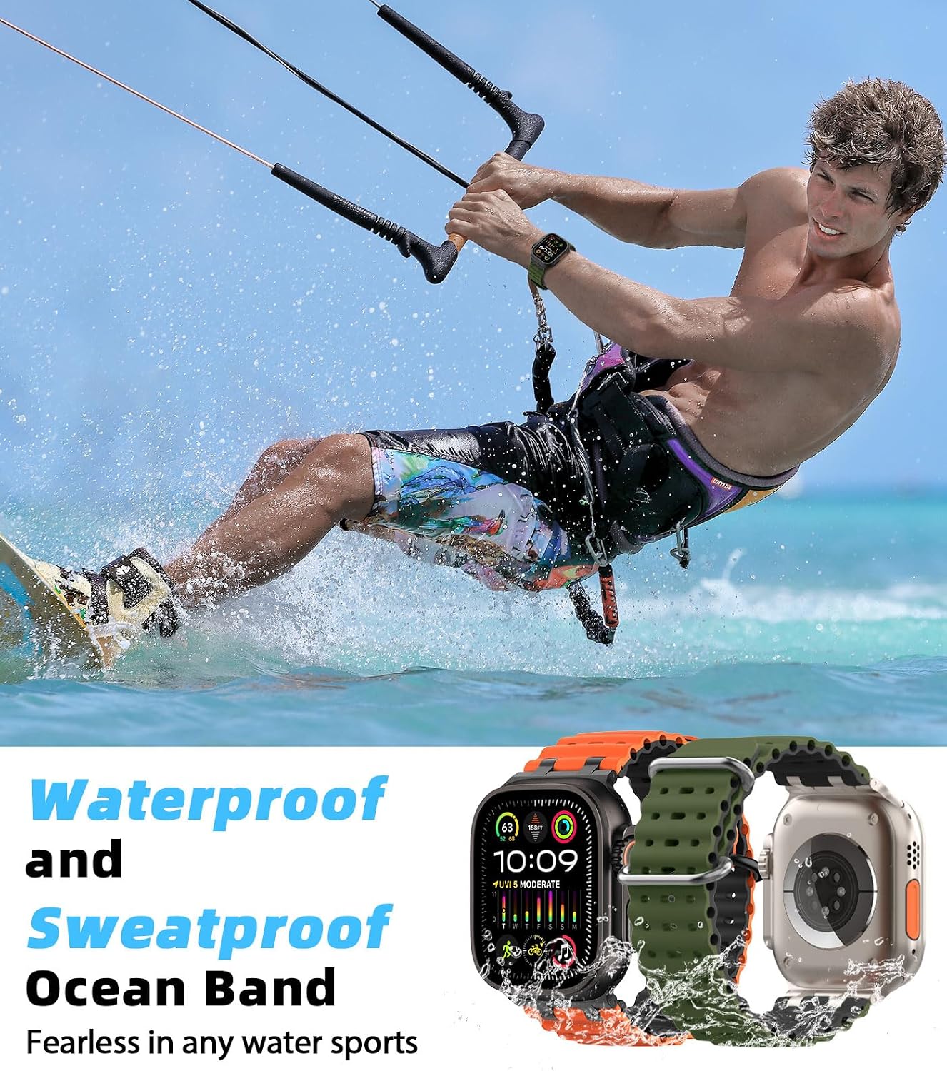Thumbnail 4 de MoKo Ocean Band 49mm breathable silicone strap
