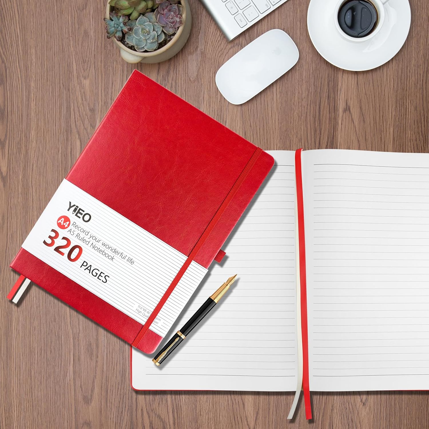 Thumbnail 6 de A4 Hardcover Notebook 320 Pages, 100 GSM ๐