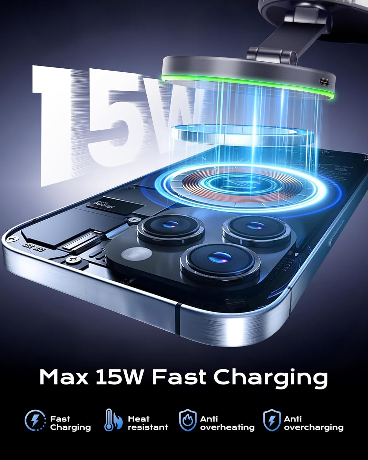 Detalle 2 de MagSafe KFZ Halterung mit 15 W Ladefunktion