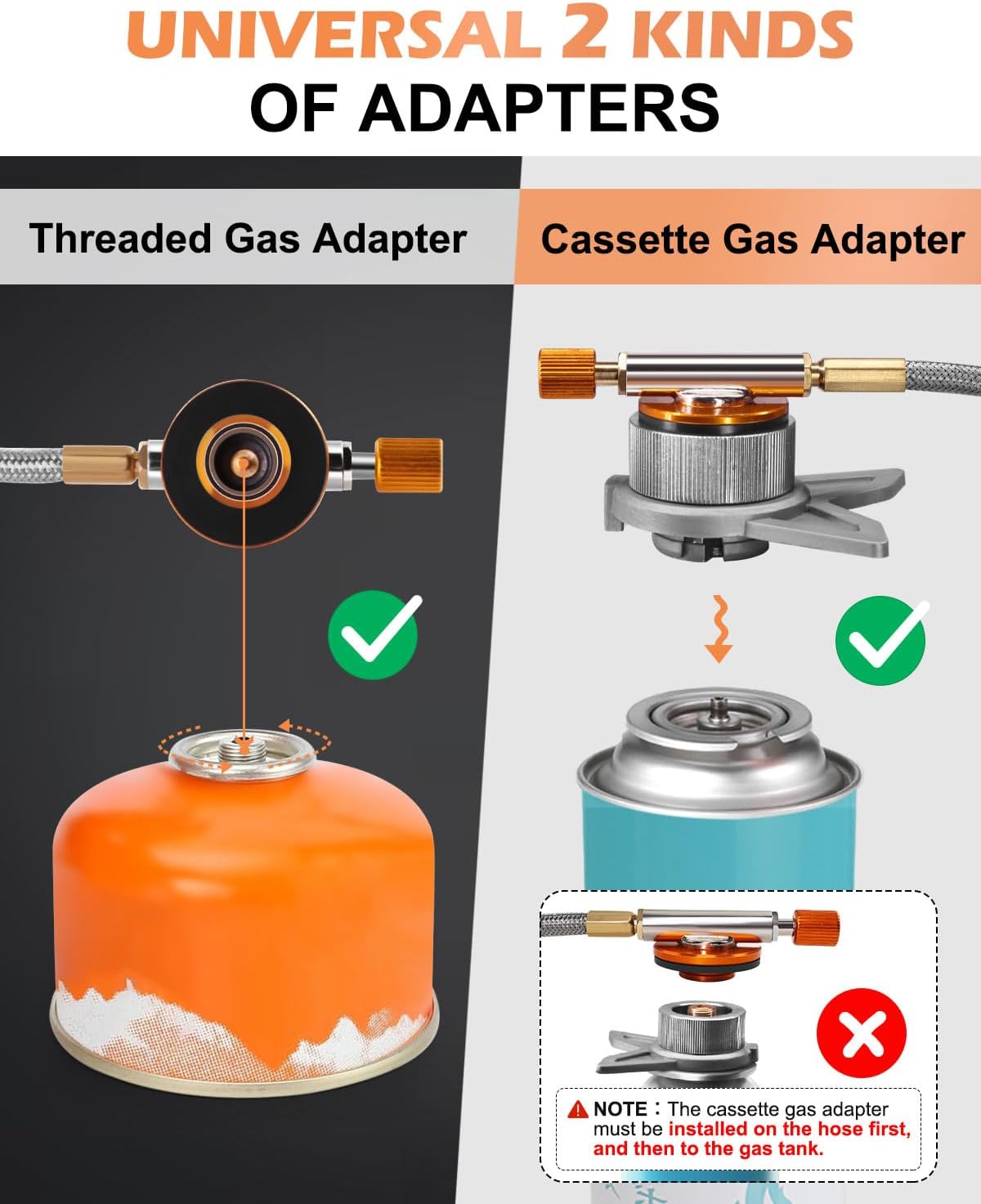 Thumbnail 3 de AUTOPkio Camping Gas Stove 6800W: 3-Burner Portable Stove for Outdoor Cooking