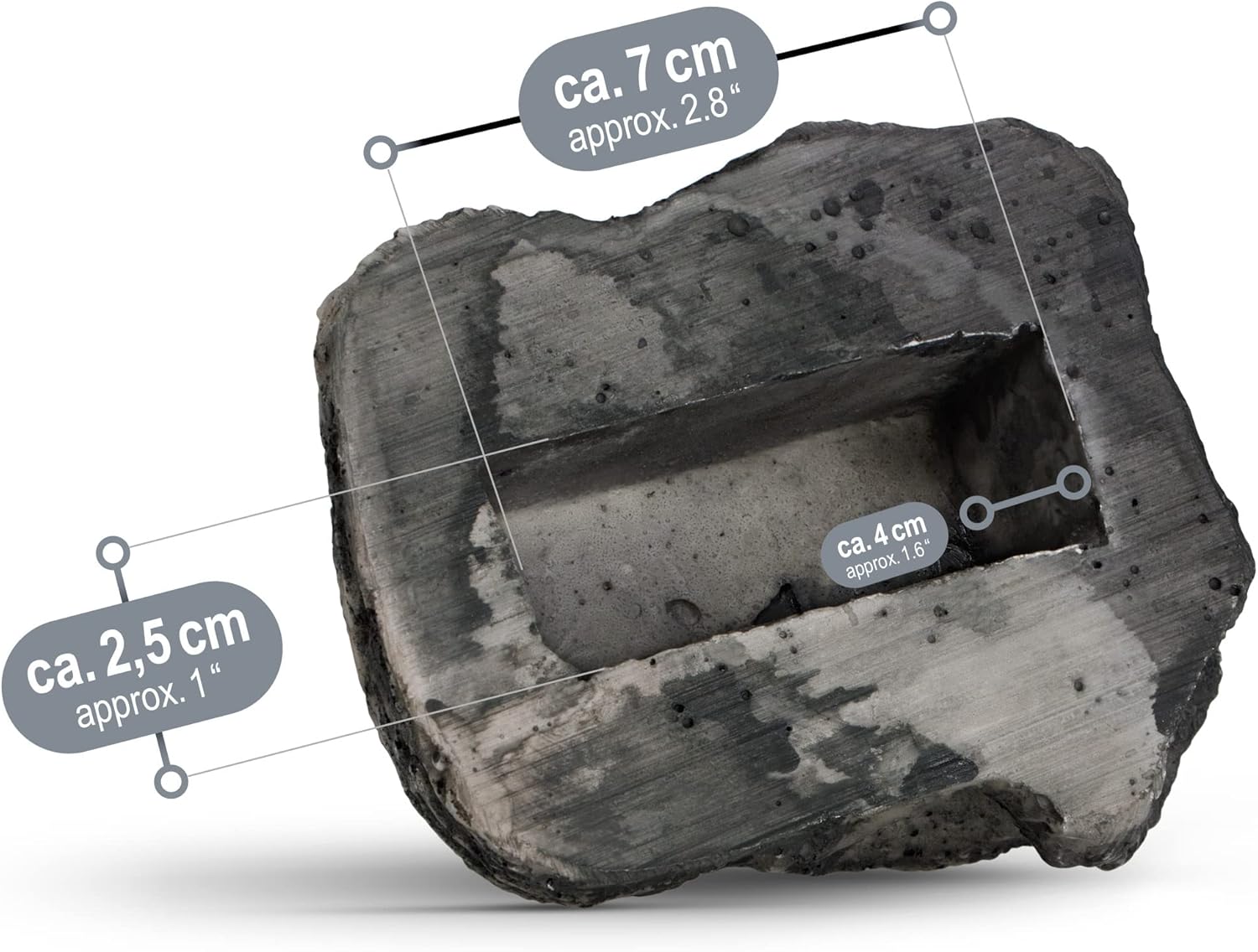 Thumbnail 5 de COM-FOUR Pietra Chiave Big Mountain: Finta Roccia con Scomparto Segreto per Geocaching