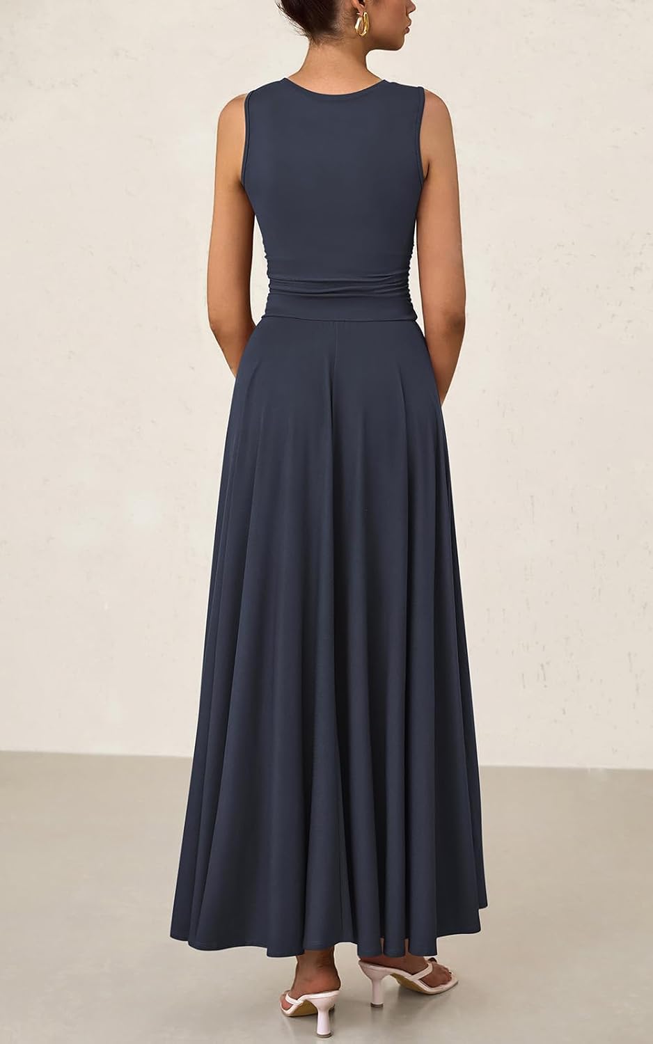 Thumbnail 3 de PRETTYGARDEN Spring Sleeveless Aline Maxi Dress 2026